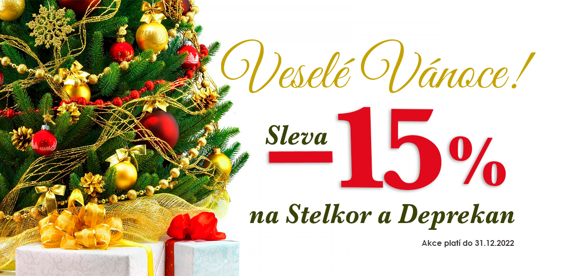 Sleva 15% na Stelkor a Deprekan do konce roku 2022!