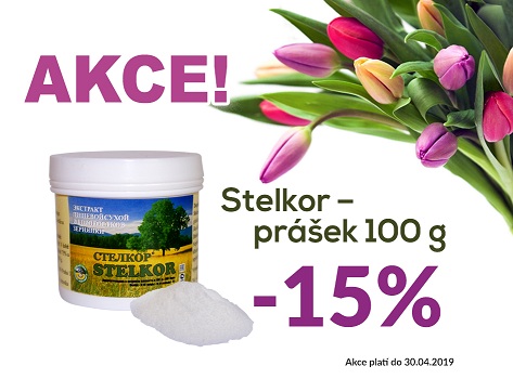 Jarní akce na Stelkor v prášku 100g - 15% sleva