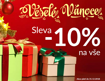 Vánoční sleva 10% na vše