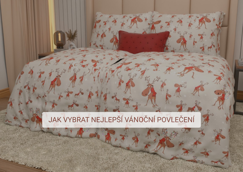 Jak vybrat vánoční povlečení, které opravdu zahřeje?