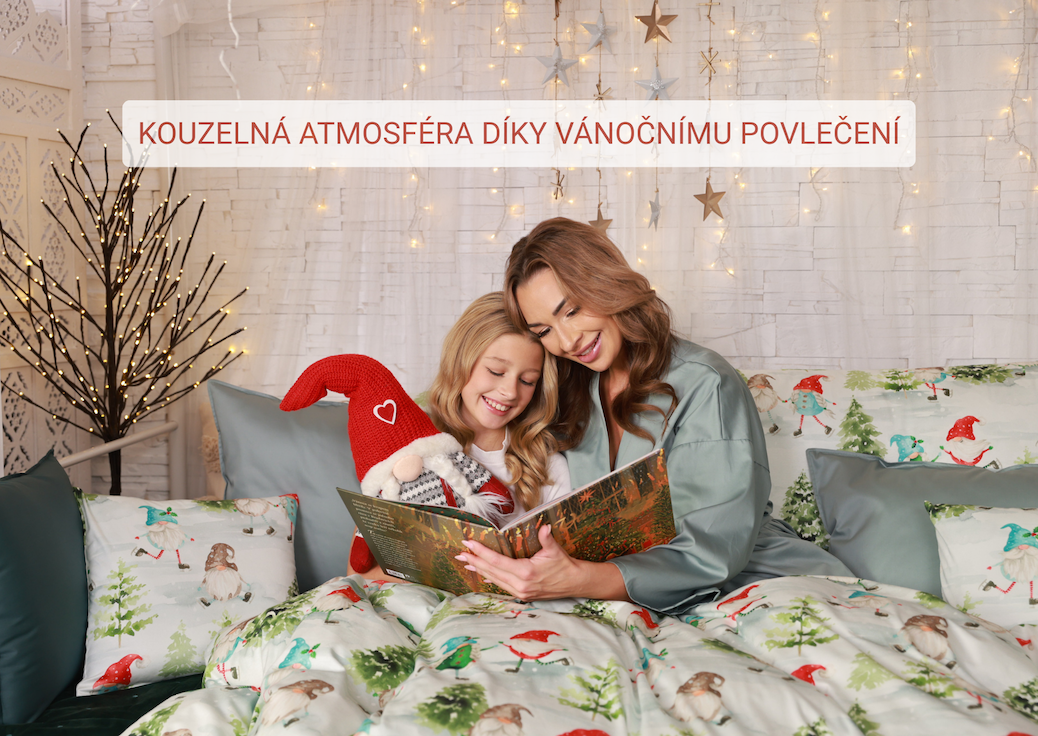 Objevte vánoční povlečení, které promění ložnici v luxusní sváteční útočiště