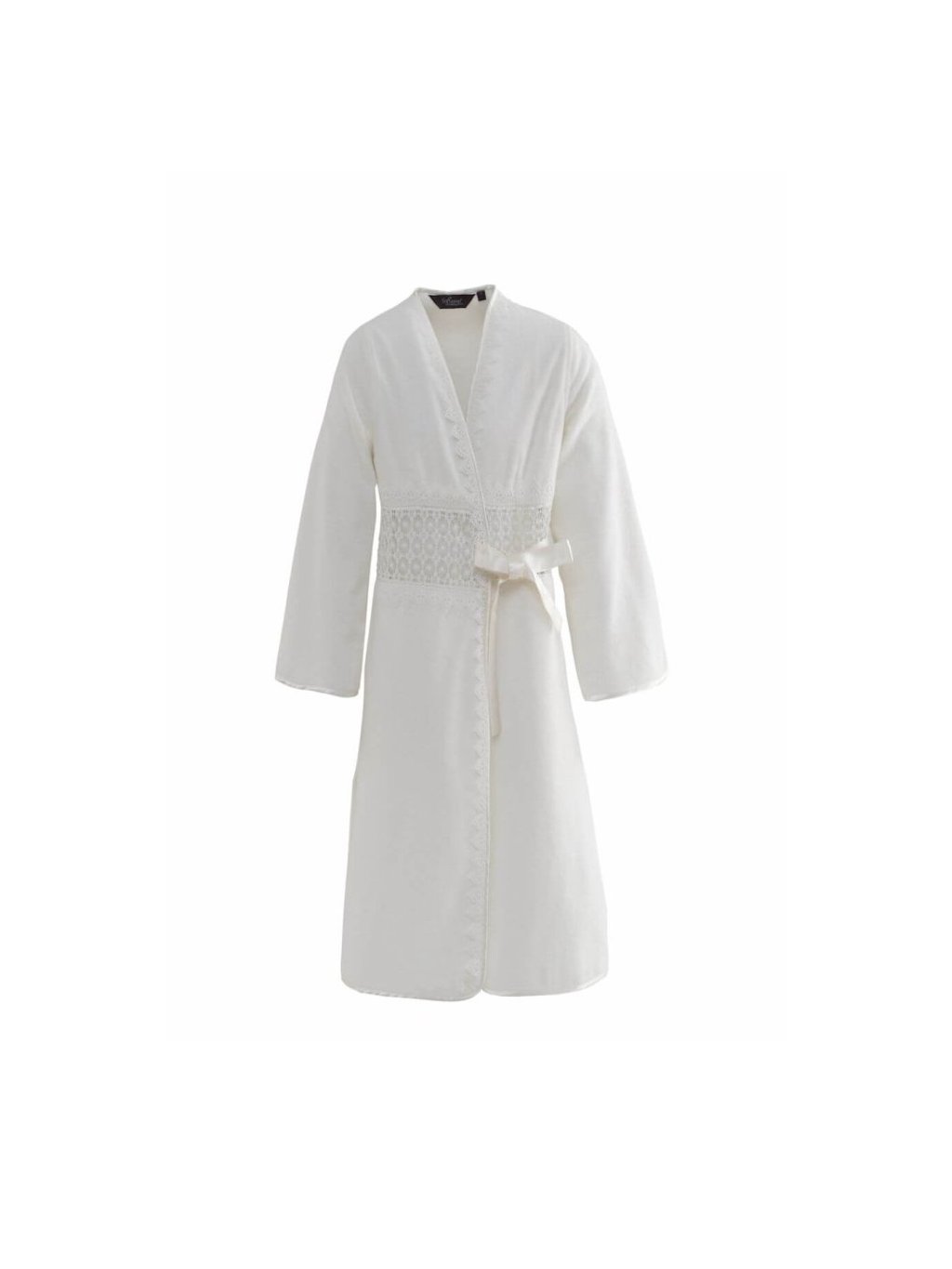 Soft Cotton Dámský elegantní župan DEMET v dárkovém balení (Velikost S, Barva Smetanová)