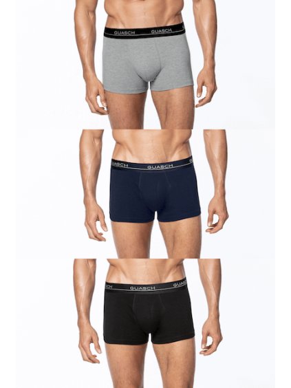 Pánské boxerky NICOLAS z elastické bavlny (Barva Mix, Velikost M)