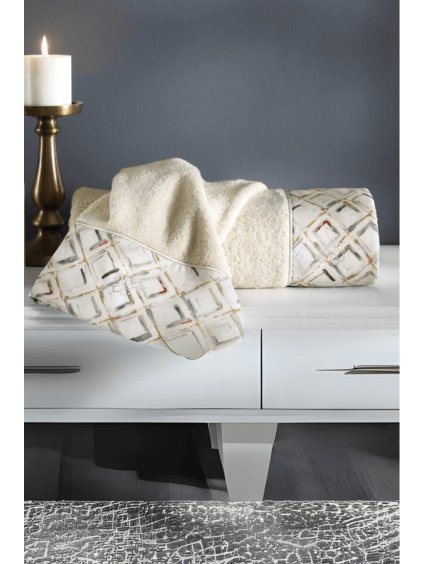 Soft Cotton Osuška a ručník BAILEY v dárkovém balení (Barva Světle béžová, Velikost S)