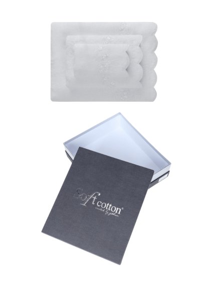 Soft Cotton Dárkové balení ručníků a osušek SILVIA (Barva Růžová)