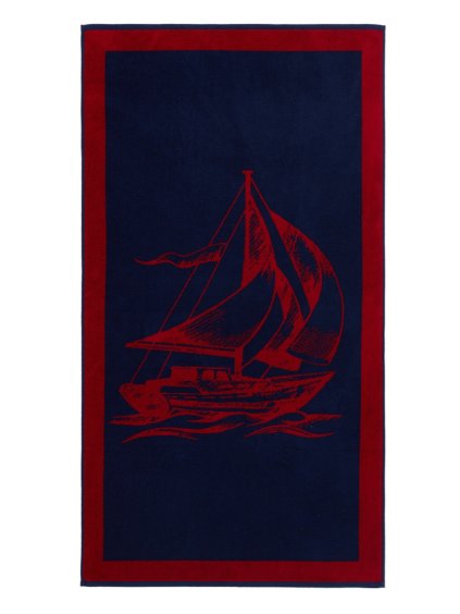 Soft Cotton Osušky SAIL 85x160 cm (Barva Tmavě modrá)