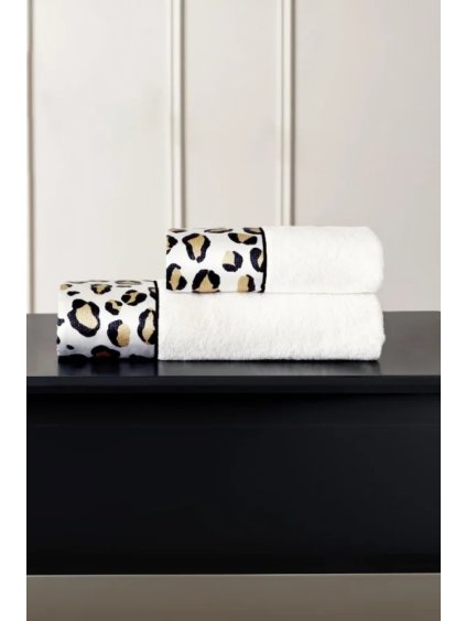 Soft Cotton Osuška a ručník CHEETAH v dárkovém balení (Barva Bílá, Velikost S)