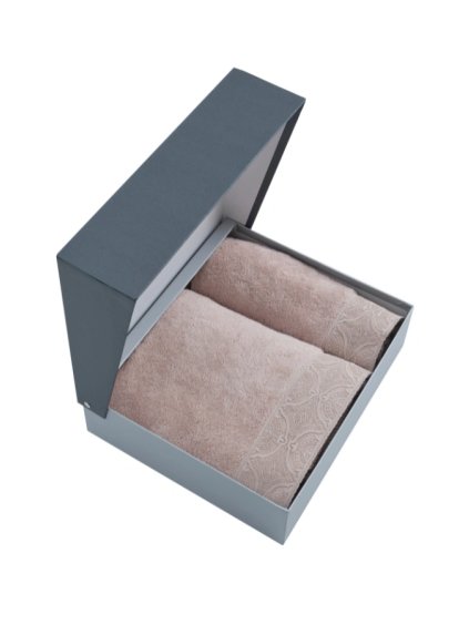 Soft Cotton Dárkové balení ručníků a osušek HERA (Barva Béžová)