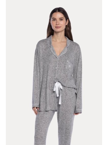 GUASCH Dámské pyžamo SALMA (Velikost L, Barva Šedá)