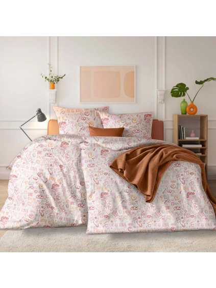 Luxusní ložní povlečení LOVE NOTES