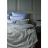 Luxusní ložní povlečení Shirley šedá barva s nádechem modré (Povlečení povlak 40x40cm s rámečkem a paspulí)