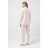 Luisa Moretti Dámské bambusové pyžamo CARLA (Velikost L, Barva Růžová)