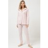 Luisa Moretti Dámské bambusové pyžamo CARLA (Velikost L, Barva Růžová)