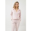 Luisa Moretti Dámské bambusové pyžamo CARLA (Velikost L, Barva Růžová)