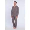 GUASCH Pánské pyžamo ESTEBAN (Velikost L, Barva Šedá)