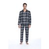 GUASCH Pánské pyžamo SAMUEL (Velikost 4XL, Barva Tmavě šedá)
