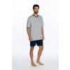 GUASCH Pánské pyžamo ELIAS (Velikost L, Barva Šedá)