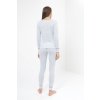 Luisa Moretti Dámské pyžamo ELISA (Velikost L, Barva Světle modrá)