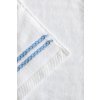 Soft Cotton 3x malý ručník CHAINE 30x50 cm (Barva Bílá / béžová výšivka, Velikost S)