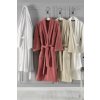 Soft Cotton Pánský a dámský župan MICRO COTTON v dárkovém balení + papučky (Velikost S, Barva Terakota)