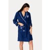 Soft Cotton Dárkové balení županu, ručníku a osušky MARINE LADY (Velikost L, Barva Tmavě modrá)