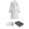 Soft Cotton Dárkové balení županu, ručníku a osušky MARINE LADY (Velikost L, Barva Bílá)