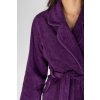 Soft Cotton Luxusní dámský krátký župan s ručníkem LILLY v dárkovém balení (Barva Fialová, Velikost S)