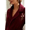 Soft Cotton Luxusní dámský krátký župan s ručníkem LILLY v dárkovém balení (Barva Fialová, Velikost S)