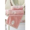 Soft Cotton Osuška DESTAN s krajkou 85x150cm (Barva Fialová / Lila)