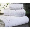 Soft Coton Ručník MICRO LOVE 50x100 cm (Barva Bílá / červené srdíčka)