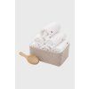 Soft Coton Ručník MICRO LOVE 50x100 cm (Barva Bílá / červené srdíčka)