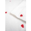 Soft Cotton Dárkové balení ručníků a osušek MICRO LOVE (Barva Bílá / červené srdíčka, Velikost S)