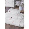 Soft Cotton Dárkové balení ručníků a osušek MICRO LOVE (Barva Bílá / modré srdíčka, Velikost S)