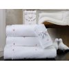Soft Cotton Dárkové balení ručníků a osušek MICRO LOVE (Barva Bílá / červené srdíčka, Velikost S)