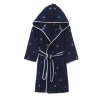 Soft Cotton Dětský župan MARINE BOY s kapucí v dárkovém balení (Velikost 2 roky (vel.92 cm), Barva Tmavě modrá)
