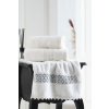 Soft Cotton Ručník DEMET s krajkou 50x100cm (Barva Smetanová)