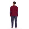 GUASCH Pánské pyžamo RAMIREZ (Velikost 3XL, Barva Bordó)