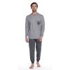 GUASCH Pánské pyžamo OLIVER (Velikost 3XL, Barva Šedá)