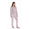 GUASCH Dámské pyžamo RUBY (Velikost L, Barva Starorůžová)