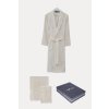 Soft Cotton Dárkové balení županu, ručníku a osušky STELLA (Velikost XL, Barva Krémová)
