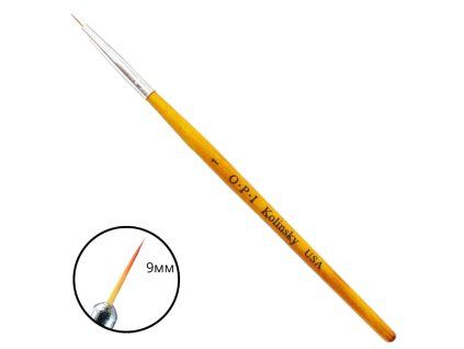 Nail Art Brush by OPI yellow thin - 01