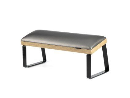 Loft Spenvi Manicure Hand Rest with Inclined Legs Black on Brown Base