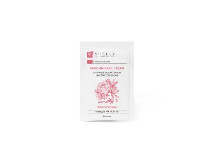 Cream for hands and nails with collagen, elastin and peony extract Shelly 4 ml