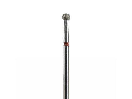 Diamantová fréza STELLA'S na kožičku - kulička červená 3.5 mm