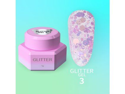 YOUARECUTE Glitter Gél nr3 5ml