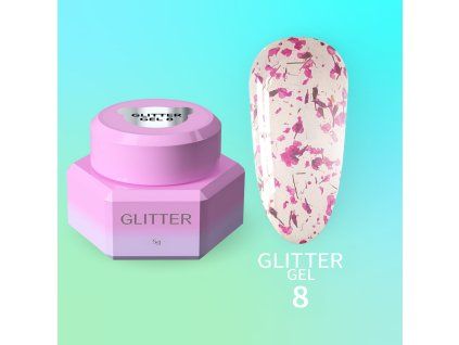 YOUARECUTE Glitter Gel nr8 5ml