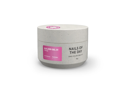 NAILSOFTHEDAY Builder gel 51 vitrage, 15 ml