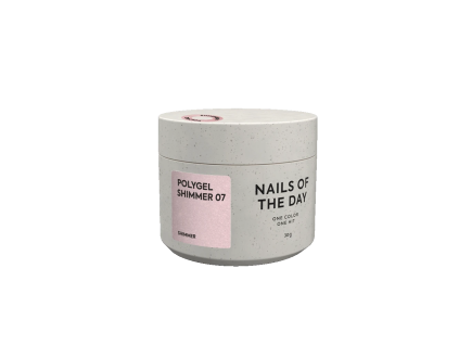 NAILSOFTHEDAY Polygel shimmer 07, 30 g