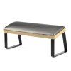 Loft Spenvi Manicure Hand Rest with Inclined Legs Black on Brown Base