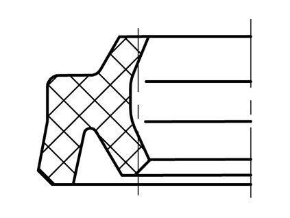 Stierak AD48 40x 48x 5 /5,8 AU95 DIN